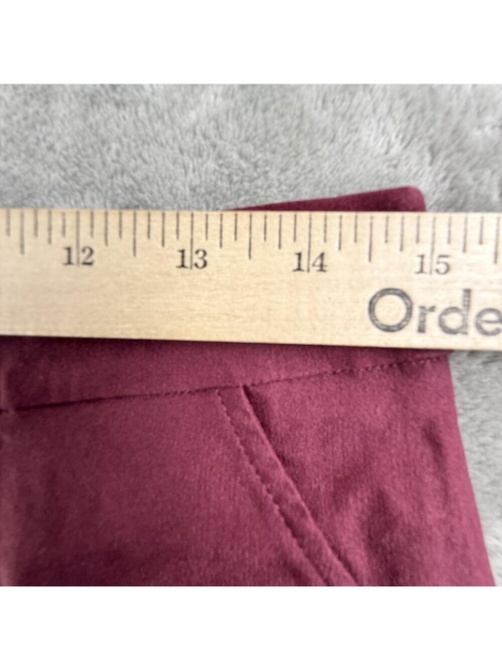 Kate Kasin Skirt Womens Large Red Pencil Stretch Knee Length Pockets Work Office - Picture 14 of 16